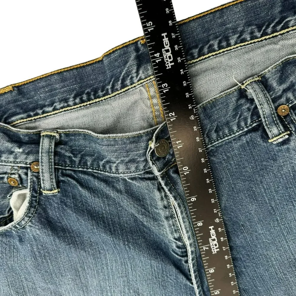 POLO‎ RALPH LAUREN Mens 40x32 1594 vintage blue jeans Straight Leg 100% Cotton